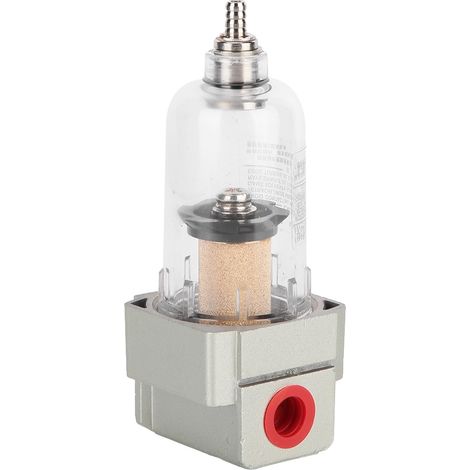 1 filtre à air comprimé, séparateur d'eau et d'huile, raccord rapide 1/4", universel pour outils pneumatiques (1/5)