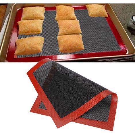 Tapis de cuisson en silicone respirant antiadhésif et résistant à la chaleur (1/5)