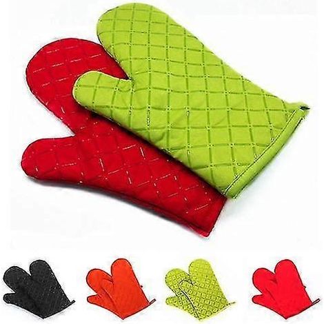 Gant de cuisine résistant à la chaleur, manique antidérapante en silicone pour la cuisson, la pâtisserie et les grillades, protection 200 °C, 1 pièce (1/5)