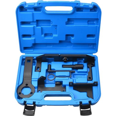 Set di 7 attrezzi per la fasatura del motore compatibile con motori a benzina PSA Citroën Peugeot Opel Vauxhall Toyota 1.0 1.2VTi, EBO, EB2 OEM 0109-2A, 0109-2B, 109-2C, 109-2D, 109-2B (1/5)