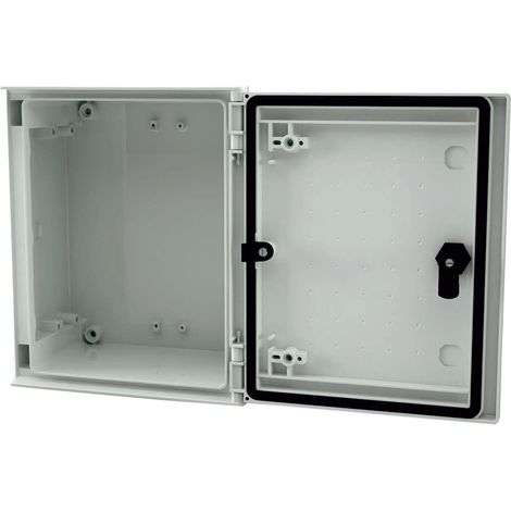 Coffret mural RS PRO en Fibre de verre renforcé en polyester Gris clair RAL 7035, IP66 ( Prix pour 1 )