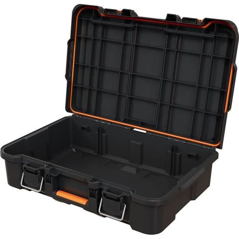 Malette a outils électrique - WORW BY KETER - STACK N ROLL - 48 x 33 x 15 cm - Noir (1/5)