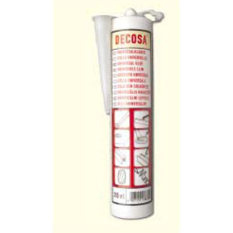Decosa – Colle multi-usage sans solvant 310 ml – Pour polystyrène et polyuréthane – Collage intérieur solide et durable (1/5)