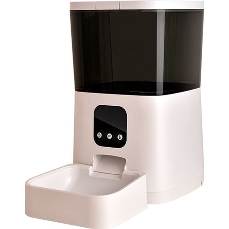 Distributeur automatique de nourriture pour animaux de compagnie d'une capacité de 7 litres, avec caméra et fonction intelligente, pour chats et chiens.