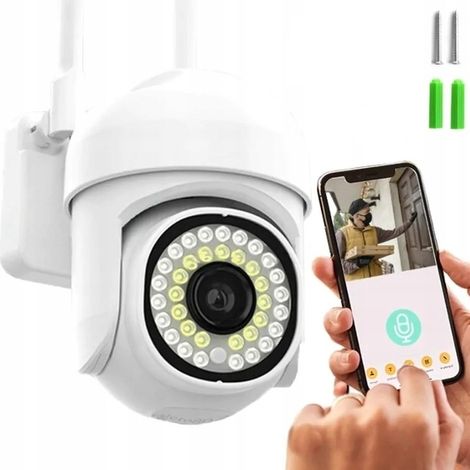 WLAN-IP-Außenkamera mit 4-fachem Zoom, SD-Dome-Design, Full HD 1080p (1/5)