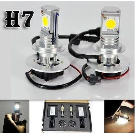Kit Xenon H7 Cree Full Led Lamps 50w 6000k Digital Ballast Xenon White
