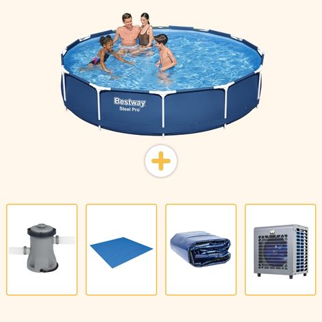 Bestway Bestway Steel Pro Ronde - 366x76 cm - 5-pièces S278 (1/5)