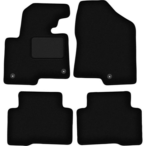 Schwarze Veloursmatten für: Hyundai SantaFe III SUV (2012-) (1/5)