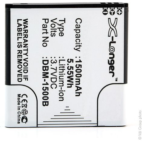 NX - Batterie téléphone, smartphone, GSM pour Doro 3.7V 1500mAh - DBM-1500BDBM1500B (1/4)