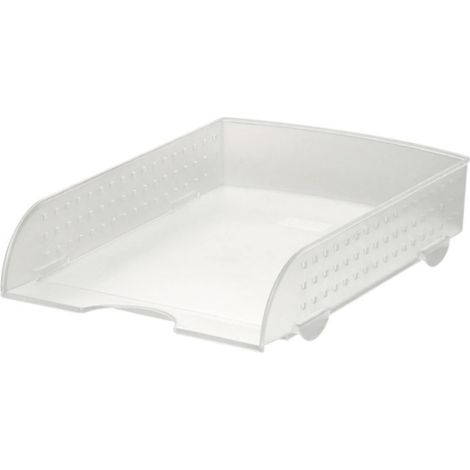 Boîte À Documents - Rangement À Empiler En Plastique - Pour Bureau Et Classe - 31 x 22,3 x 6,5 cm - 1 Pièce (1/5)