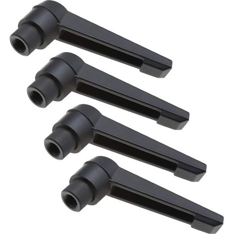 M10x80mm The Lord of the Tools 4pcs Adjustable Metal Knobs Female Threaded Clamping Lever Handle (1/5)