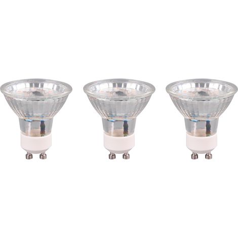 GU10 LED Stiftsockel 3er SET - 3 Watt, 250 Lumen, Warmweiß - nicht dimmbar (1/4)
