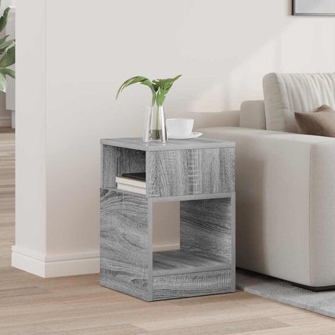 Mesa Auxiliar Gris 30,5 x 30 x 45 cm