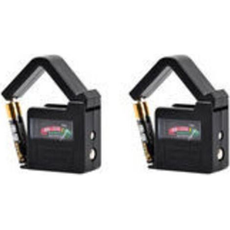 Stück Digitaler Batterietester, Universal-Batterietester, funktioniert ohne Batterien, für AA/AAA/C/D- und 9V-PP3-Batterien und Knopfzellen