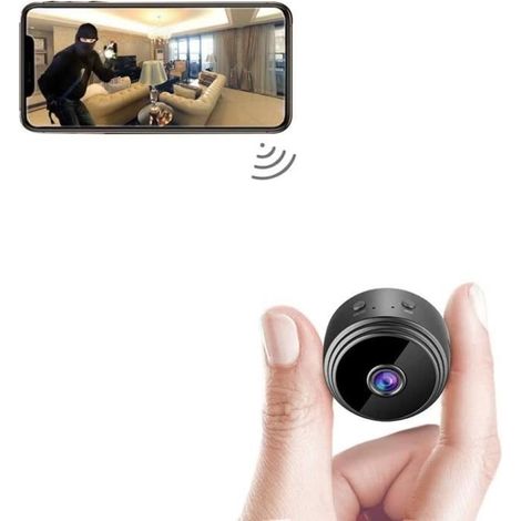 Mini caméra espion cachée - enregistreur discret - mini caméra cachée sans fil pour la surveillance de bébé - Full HD 1080p - cachée [92] (1/4)