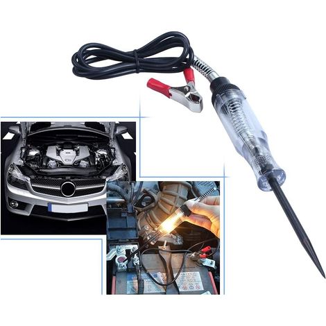 Stylo testeur de tension automatique pour circuits électriques de voitures et camions (6 V CC, 12 V CC)-AquaForge