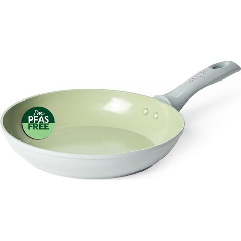 Poêle à Frire 24 cm avec Revêtement Céramique Antiadhésif Sans PFAS, Compatible Induction, Facile à Nettoyer, Batterie de Cuisine Aluminium Forgé pour Maison (1/5)