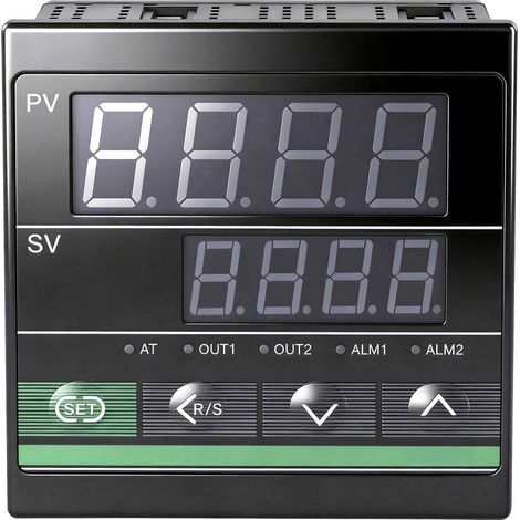 TRU COMPONENTS TC-CH902 PID Régulateur de température B, E, J, K, N, R, S, T, Pt100 -200 à 1820 °C SSR, Courant analogi (1/3)