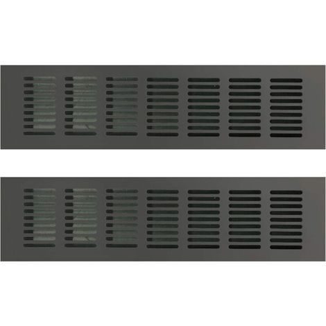 Grille de Ventilation Rectangulaire, Grille D\'aration Rectangulaire, Grille D\'aration, Grille Ventilation Rectangulaire, Grille d Aeration Rectangulaire pour une Ventilation Idale 80 300mm 2PCS (1/5)