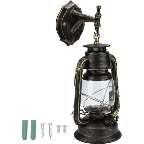 LED-Wandleuchte im Retro-Vintage-Stil, Bronze, für die Wohnzimmerdekoration (1/5)