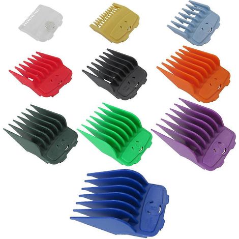 Peignes de guidage pour coupe de cheveux - Kit magnétique professionnel tailles de 15 mm à 25 mm (1/5)