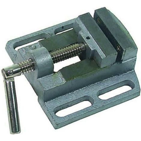 Morsa Per Trapano A Colonna In Acciaio - Base Mm 160x190 Ferr 80811 (1/2)