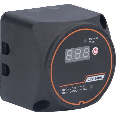 Relais séparateur batterie double étanche IP67 12V 140A pour camping-car 4x4 bateau avec vis et borne (1/5)