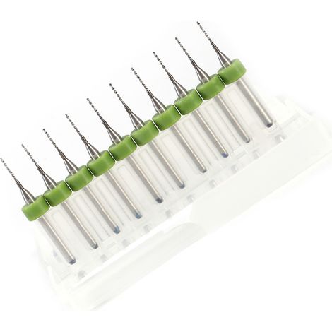 Forets CNC pour circuits imprimés rigides miniatures 0,7 mm, outils de perçage précis pour PCB (1/5)