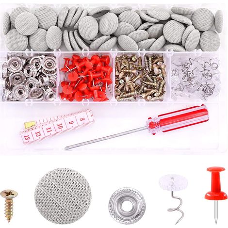 Lot de 272 Rivets de Réparation pour Ciel de toit de Voiture avec Goupilles Rotatives et Outil de Montage pour Tablier de Lit (1/5)