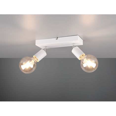 Deckenstrahler VANNES Weiß, Balken 2-flammig, Breite 26cm (1/5)