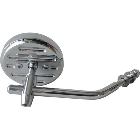 Emgo 2025/02 Rétroviseur Harley Davidson 3" Rond Custom Buffalo Chrome Droit/Gauche (Filetage droit M10) (1/2)