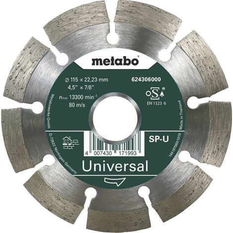 METABO 624306000 Diamond cutting disc 115mm x 22.23mm