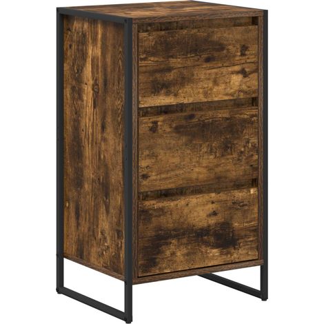 Maison Exclusive - Credenza Quercia Fumosa 42 x 36 x 75.5 cm Legno multistrato