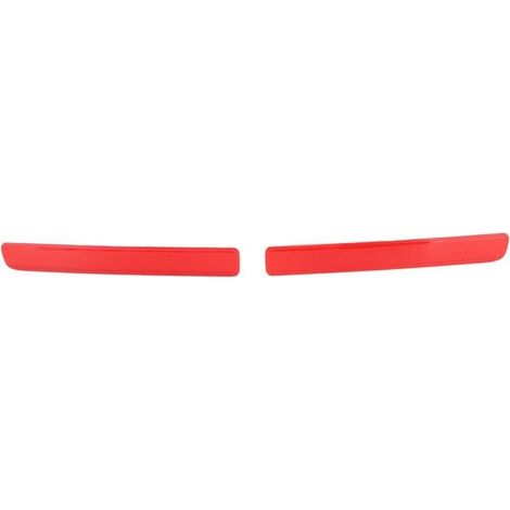 1 paire de réflecteurs de pare-chocs arrière XFF500030 rouge gauche droite de remplacement pour Land Rover Discovery 3 2004 à 2009 (1/5)