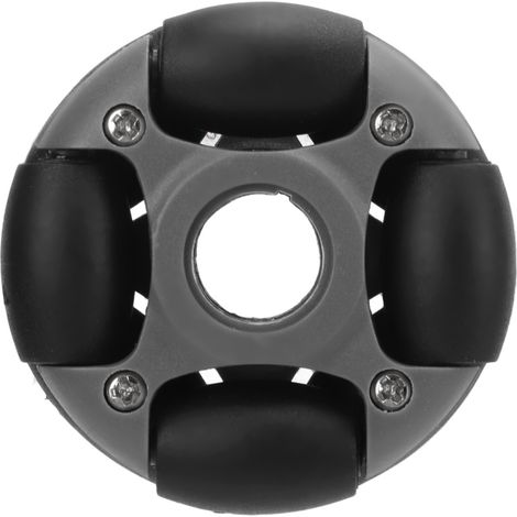 Roue omnidirectionnelle 48mm pour robots, capacité de charge 2kg, idéale pour jouets robotisés et projets robotiques. (1/5)