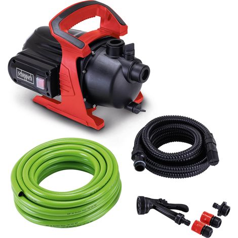 Scheppach Pompe de jardin GP600S - 600W - 3,5 bar - 3000 L/h - hauteur de refoulement 35 m - hauteur d'aspiration 8 m (1/5)