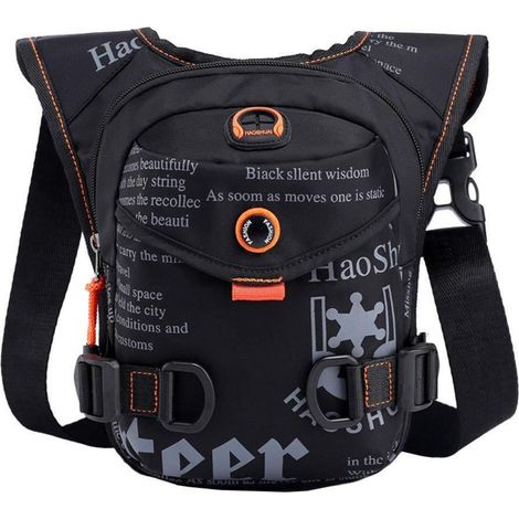 Motorrad Drop Bein Tasche für Herren Damen, Nylon Taktische Hüfttasche für Outdoor & Radfahren (1/5)