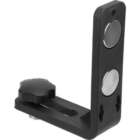 Wandmontierte universelle magnetische 5/8-Zoll-Gewindehalterung für Nivellierwerkzeug, L-förmiger fester Ständer (1/5)