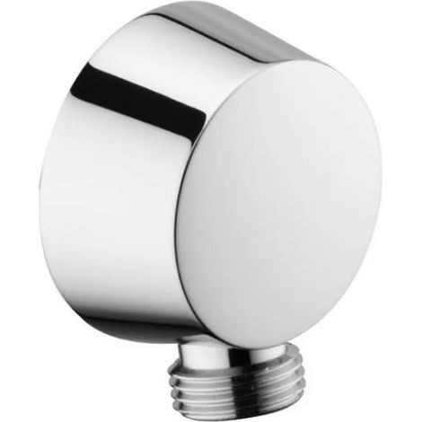 Presa acqua tonda a parete in ottone cromato 1/2" CGS