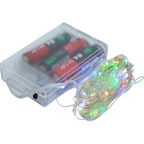 10 m lange bunte LED-Lichterkette