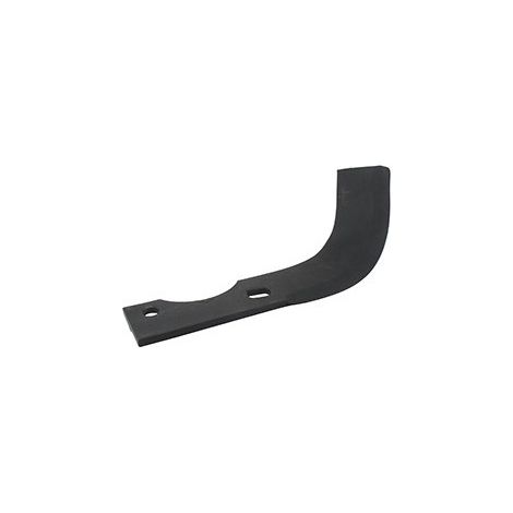 Cuchillo de fresa recto adaptable para motocultores modelos Benassi Bl-90. L: 217mm, diámetro de taladro ø 10,5mm, distancia entre centros 70mm.