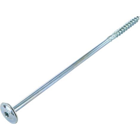 Vis bois TEKOR Tête disque TORX T40 Pointe antifendage type 17 10X360 Filetage partiel Acier zingué - 25 pièces (1/5)