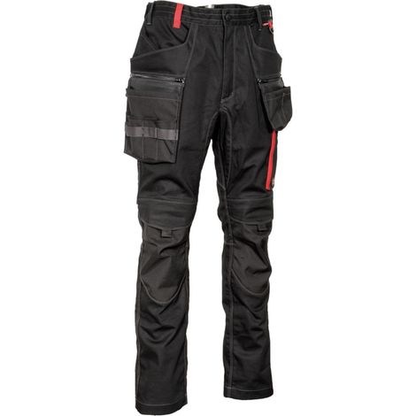 Cofra Arbeitshose Stretch, mit Nageltasche schwarz 46 (1/5)