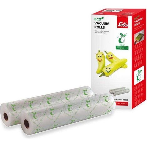 Solis Eco Rolls 30x600cm 2 Rotoli Pellicola per Sottovuoto