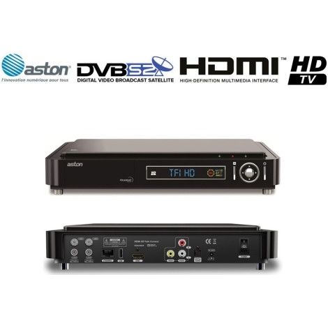 Décodeur satellite Double Tuner Fransat Connect ASTON XENA TWIN HD - PVR READY HDMI Chaînes TNT GRATUITES 2 Lecteurs de carte (1/5)