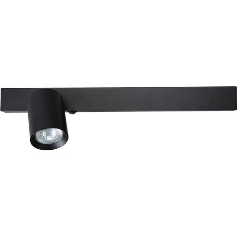 Lampada da parete magnetica 9W+1XGU10 3000/4000K nera sinistra (1/5)