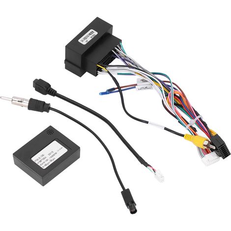 Faisceau de câbles d'autoradio 16 broches avec boîte Canbus de remplacement pour Fiat EGEA 2015 – 2018 (1/5)