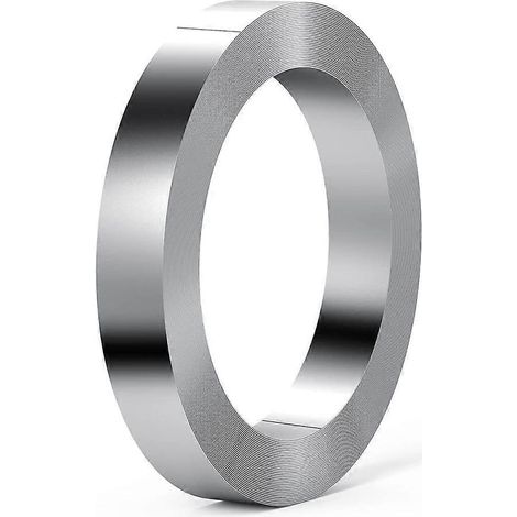 Bandes de nickel pur, 9,75 m (32 pi), 0,15 po x 8 mm d'épaisseur, pour la fabrication de batteries haute capacité et le soudage par points de batteries. (1/4)