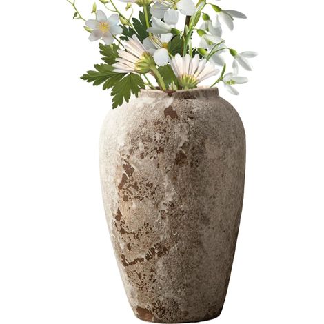 Vases Antiques pour Fleurs Céramique Décor De Bureau Grand Vase pour Décorateurs d'Intérieur Collectionneurs Cuisine Salon Chambre Salle d'Étude Bureau Mariage Entrée (1/4)