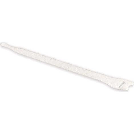 HellermannTyton   Klettkabelbinder zum Bündeln Haft- und Flauschteil (L x B) 200 mm x 12.5 mm Weiß 1 (1/5)